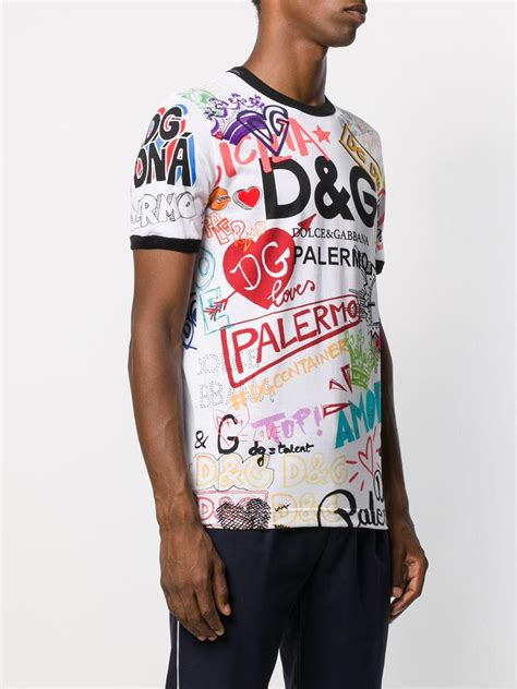 dolce gabbana shirt sale|dolce and gabbana graphic tees.